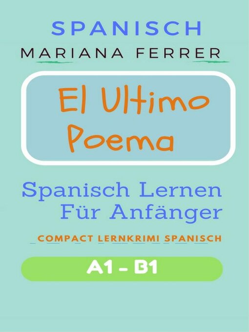 Title details for Spanisch by Mariana Ferrer - Available